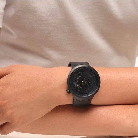 SWATCH Big Bold Bioceramic C-Black (SB03B100) NWT - Picture 2 of 11